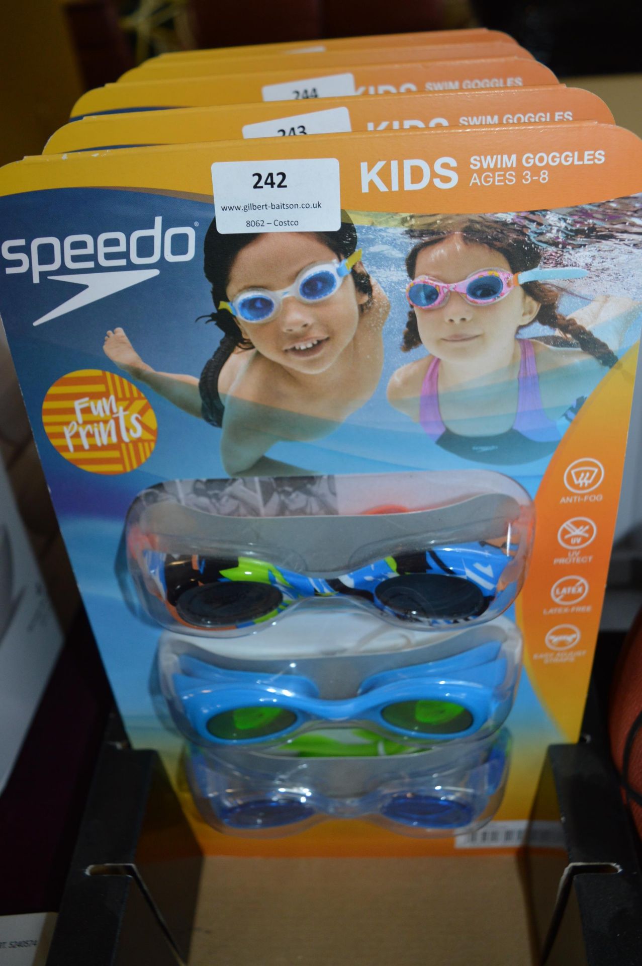 *Speedo Kids Swim Goggles 3pk