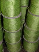 *Four Rolls of Lime Green & Metallic Braid Edging