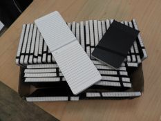 *Box Containing 40 Policeman Style Notebooks with Elastic Straps