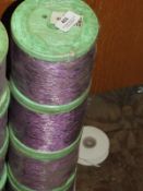 *Four Rolls of Purple Braided Thread