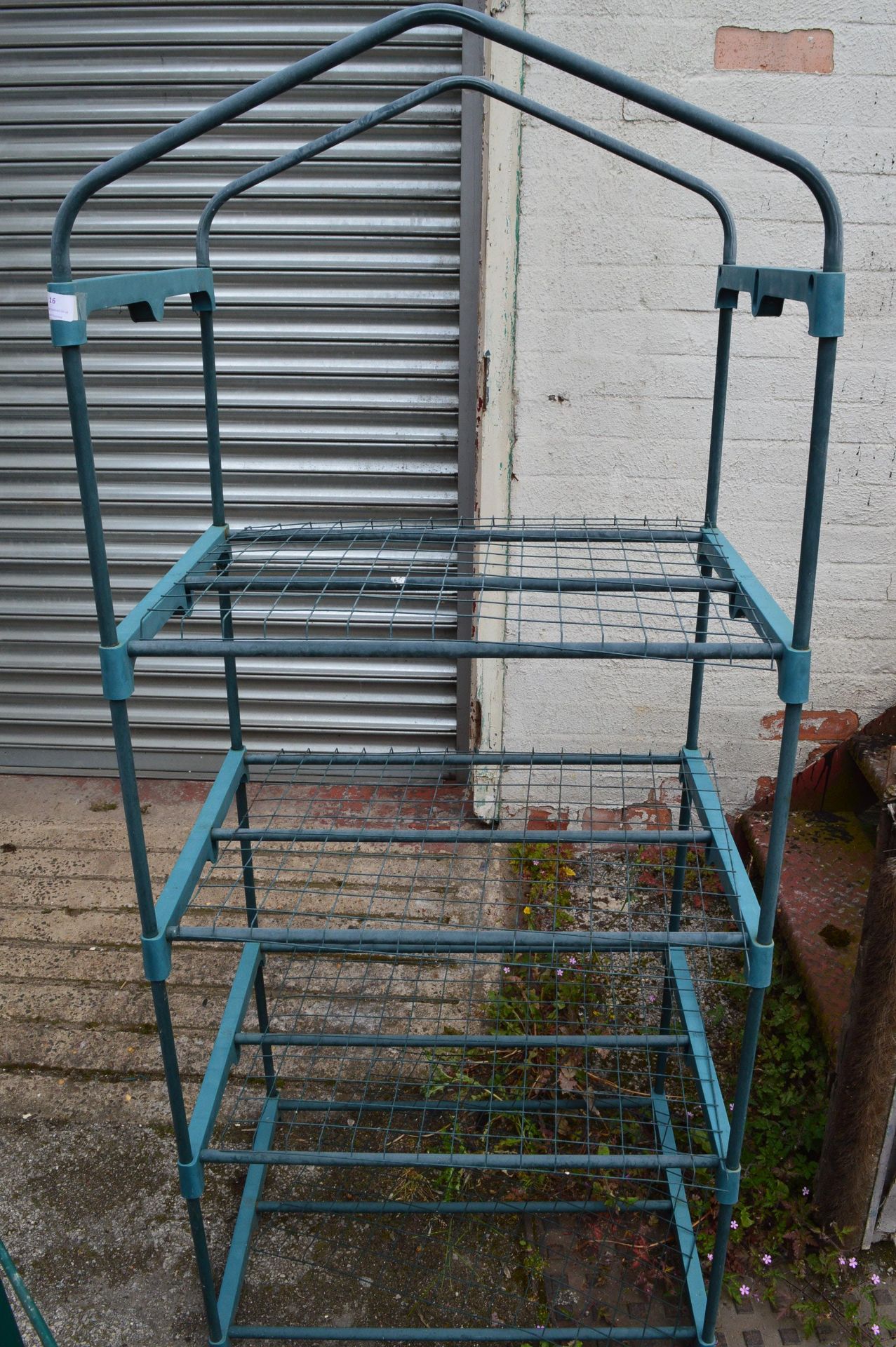 Metal & Plastic Greenhouse Shelf