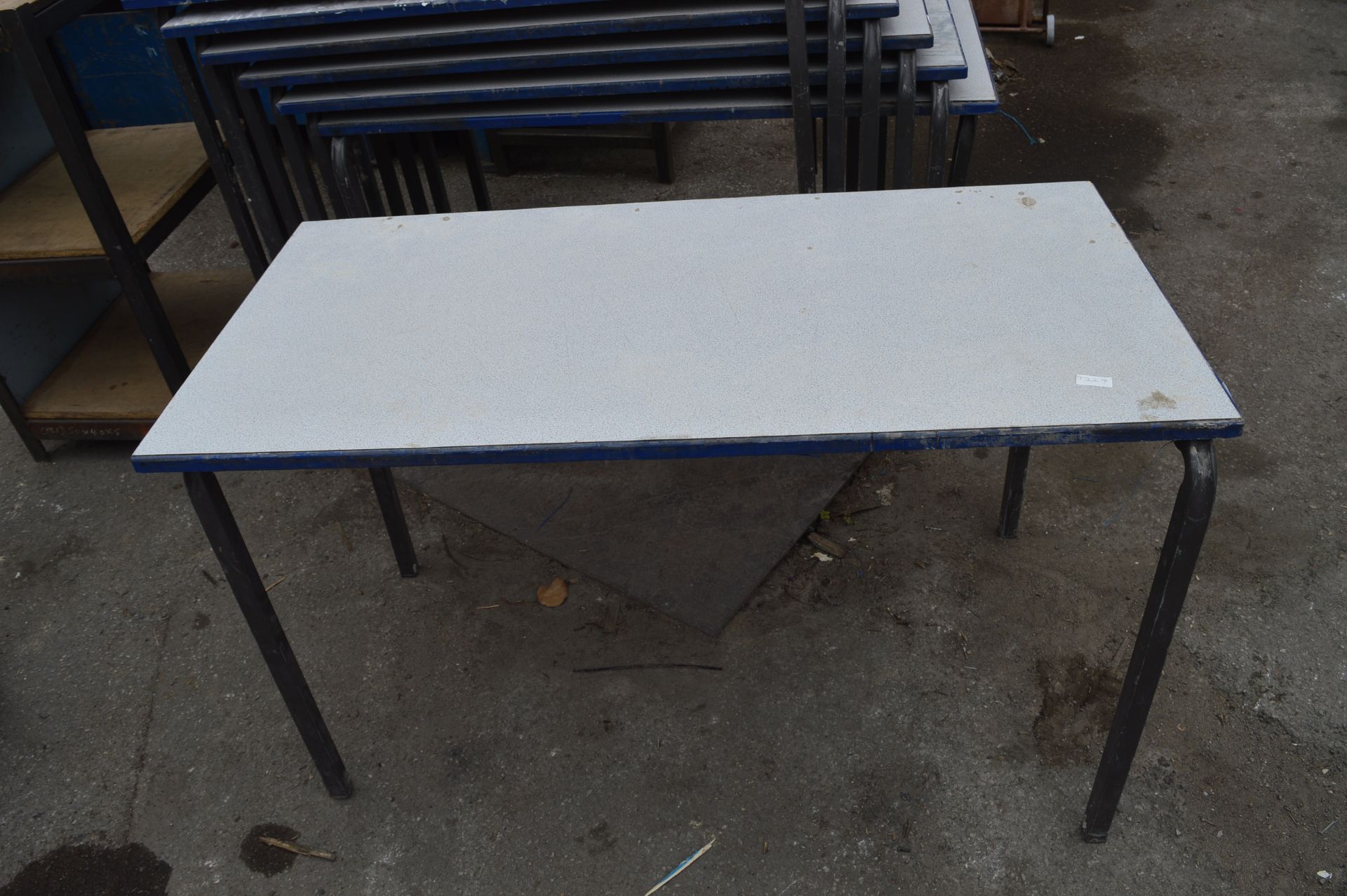 Metal Framed Work Table