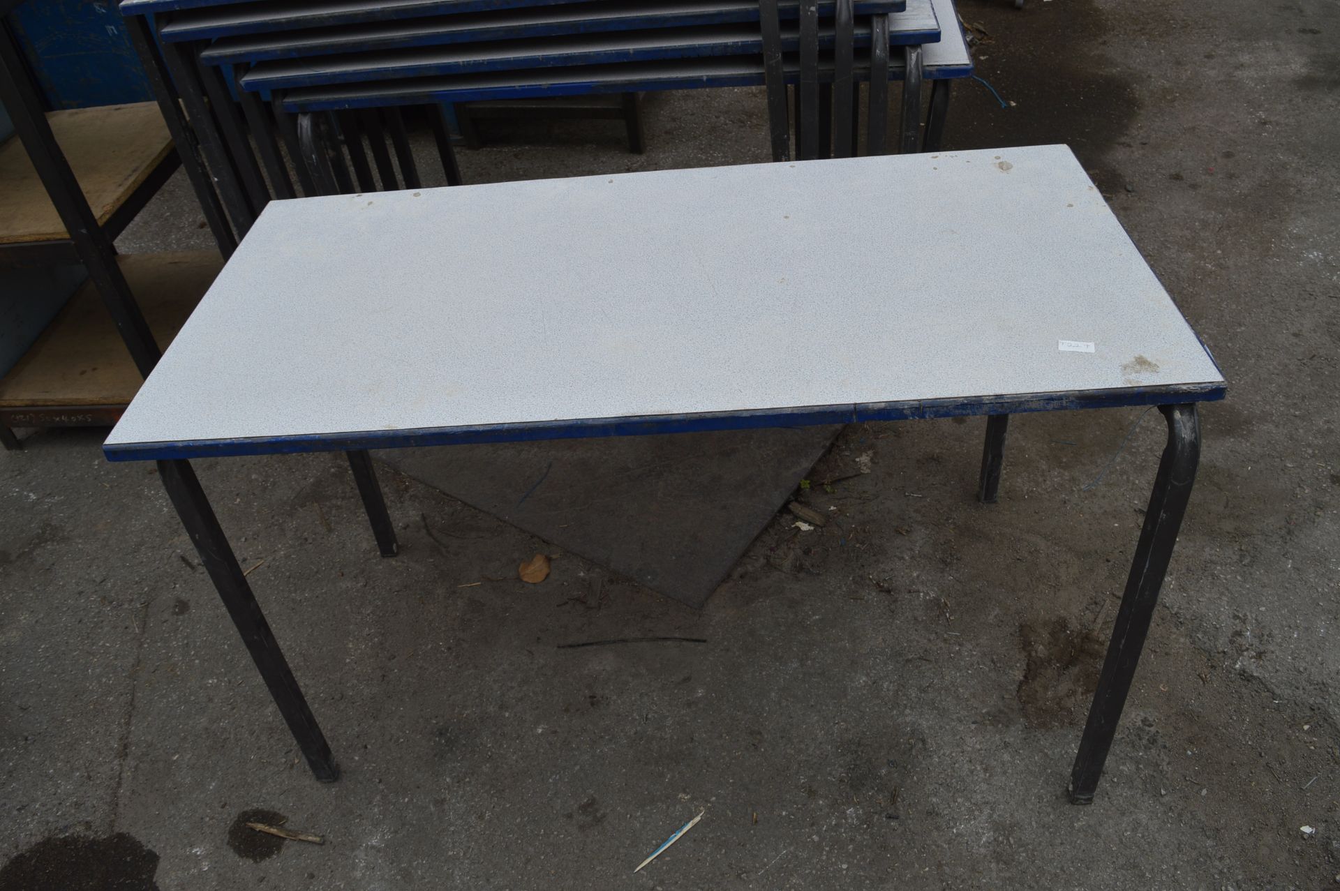 Metal Framed Work Table