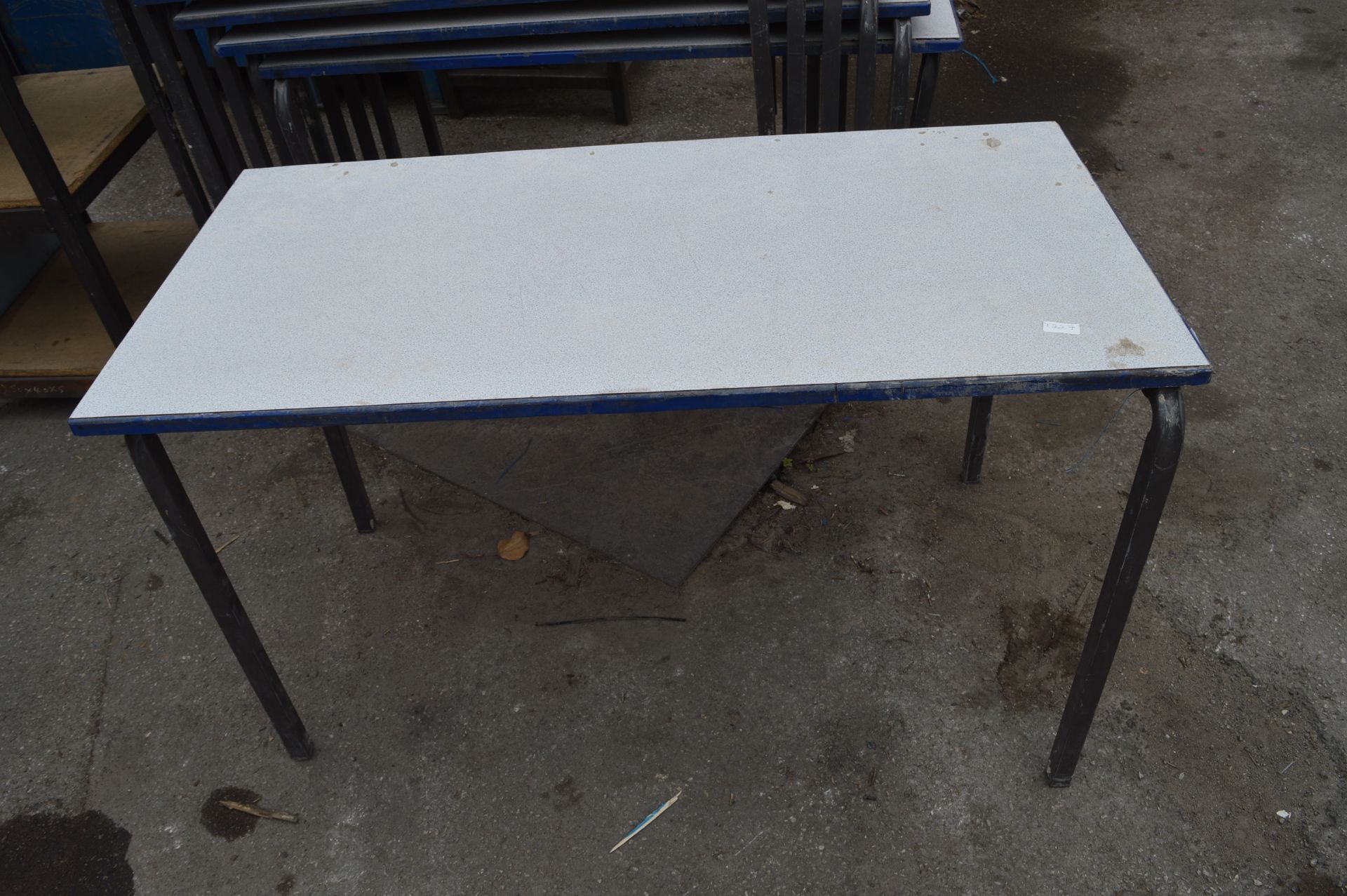 Metal Framed Work Table