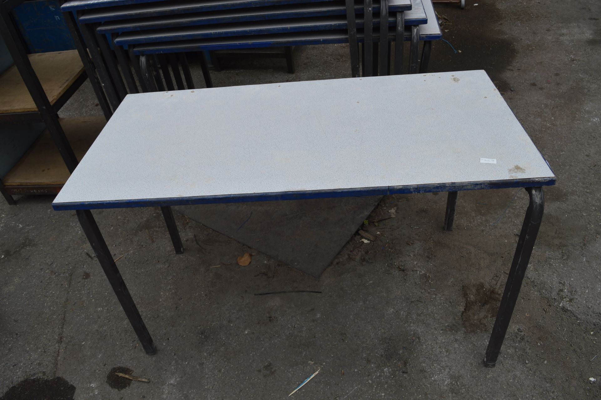 Metal Framed Work Table