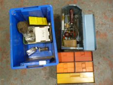 *Plastic Storage Drawers, Small Toolbox, and a Sma