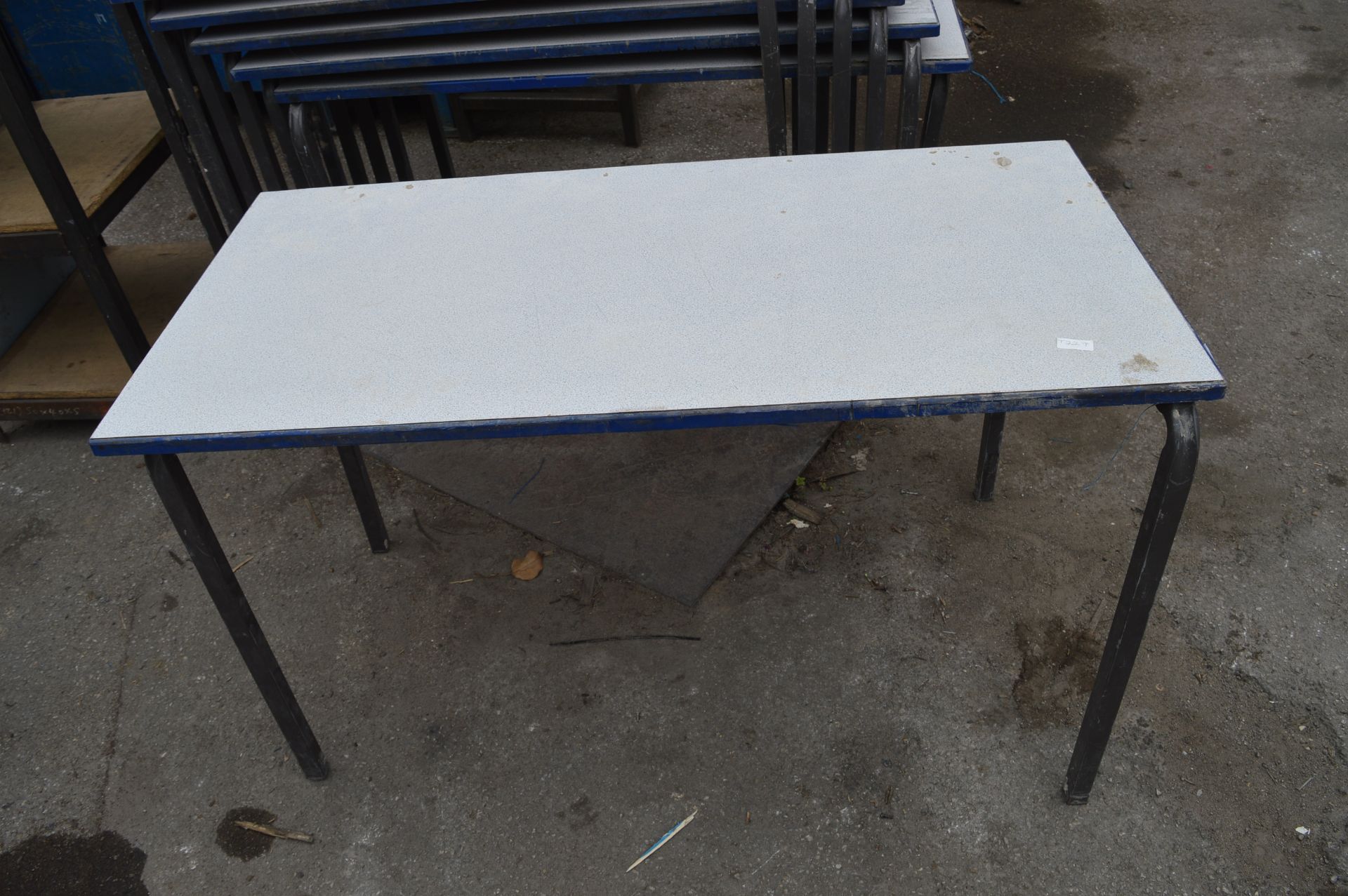 Metal Framed Work Table