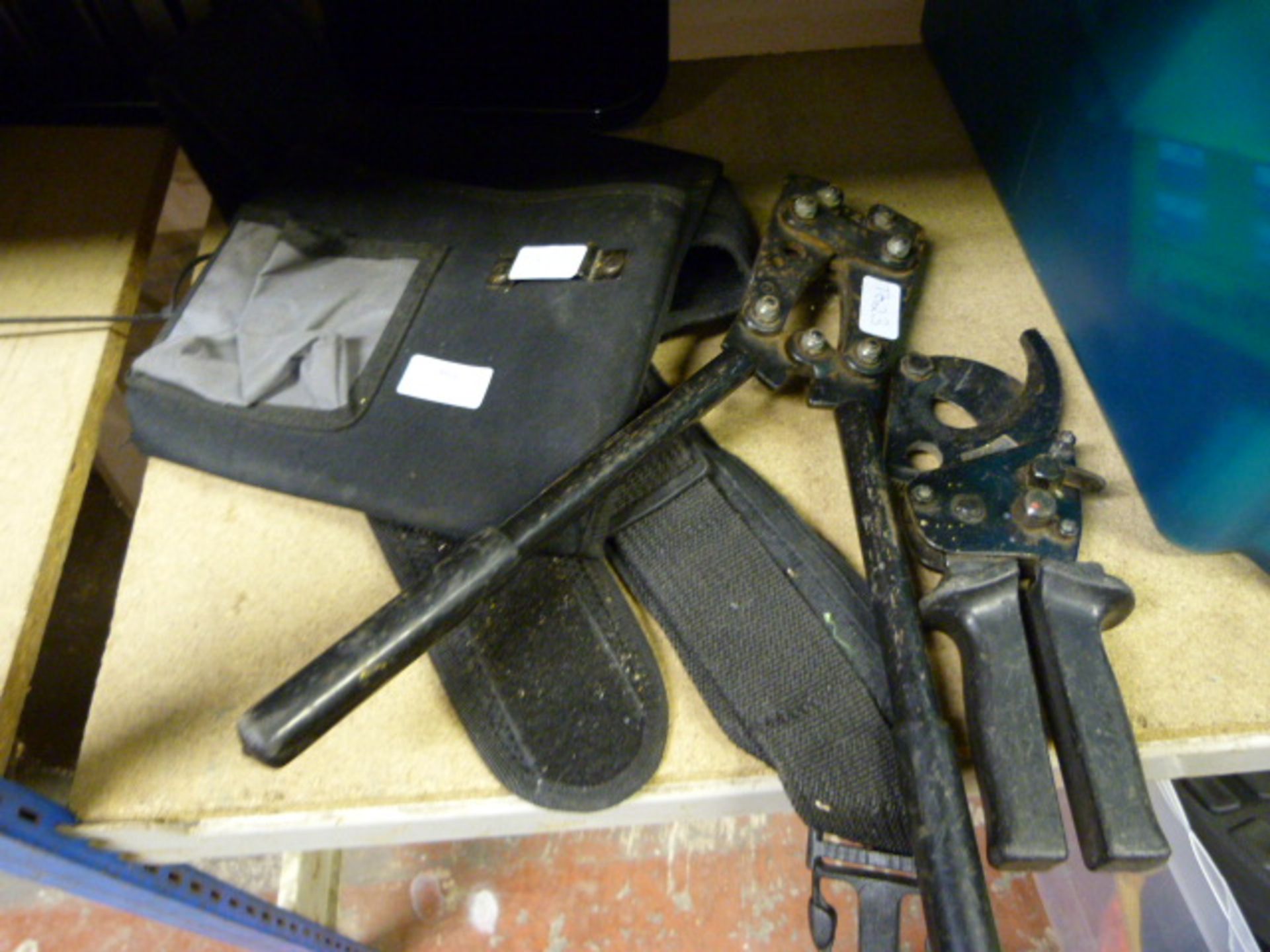 Tool Belt and Two Cable Cutters