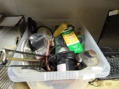 Box of Miscellaneous Tools and Drill Bits, etc.