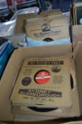 Large Collection 78 Rpm Vinyl Records