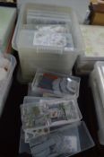 Large Storage Tub Containing 30 Storage Boxes of R