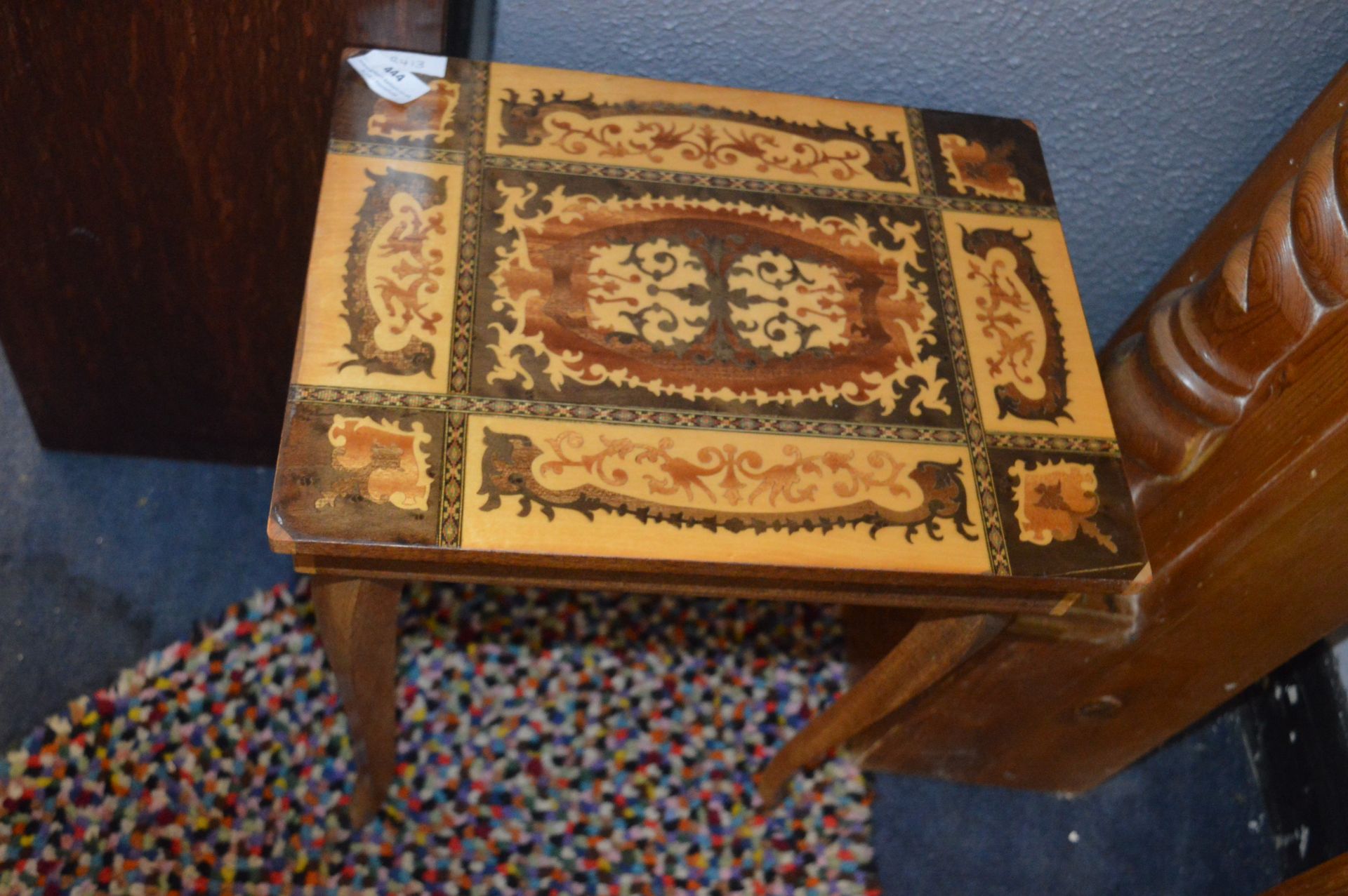 Inlaid Sorrento Musical Table