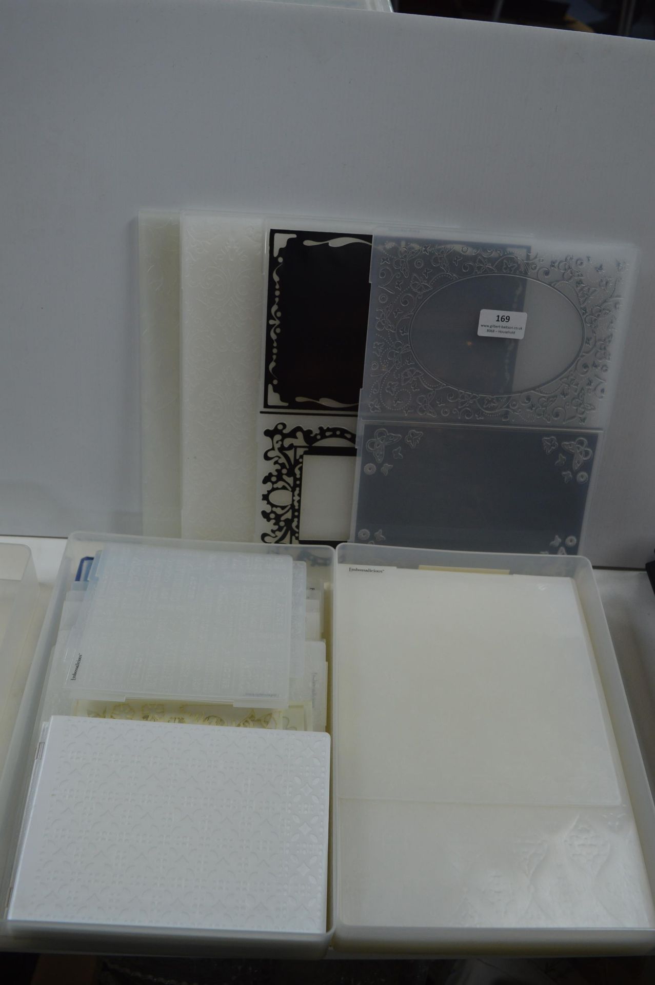 Two A4 Boxes of A4 and A5 Embossing Folders