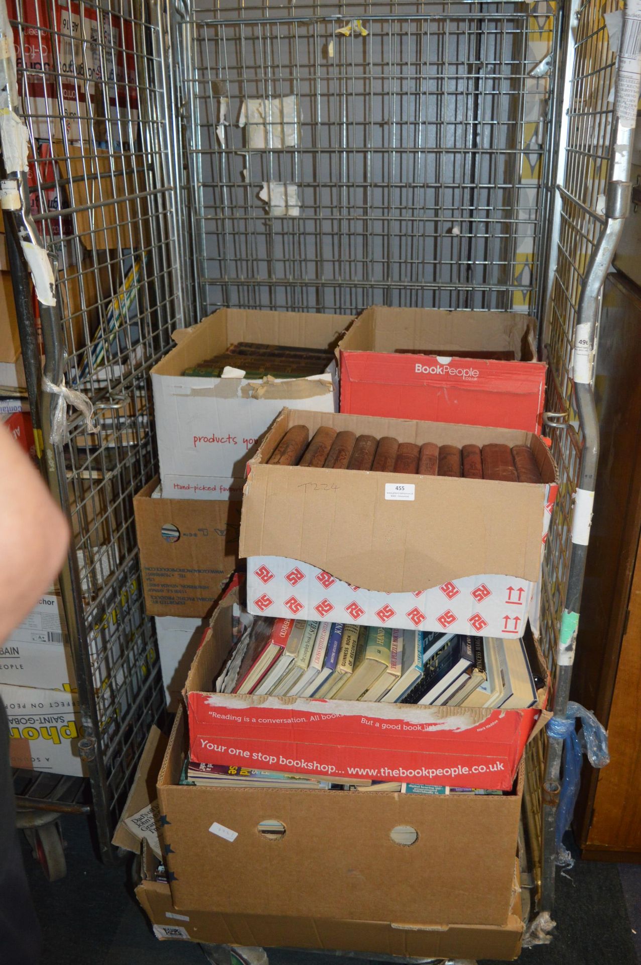 Cage Lot of Older Books, Children's Encyclopedias,