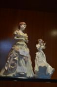 Coalport Ladies of Fashion Figurine - Karen, and a