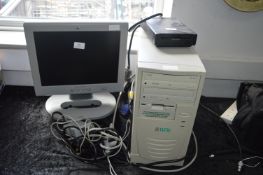Time Computer and HP Monitor, etc.