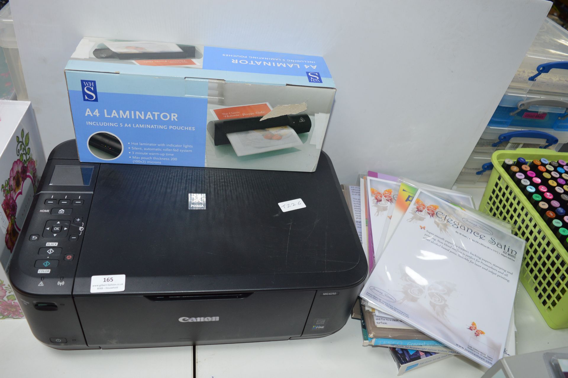 Canon Pixma Printer, A4 Laminator and Several Pack