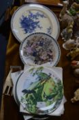 Collection of Wall Plates, Victorian Meat Plate, e