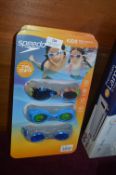 *Speed Kids Swim Goggles 3pk x2