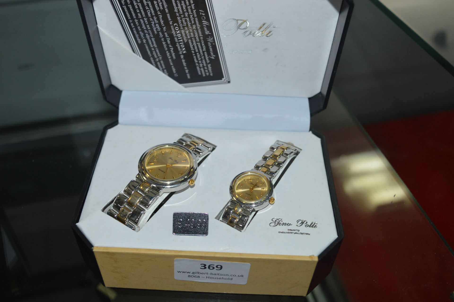 Gino Polli His & Her Boxed Watch Set