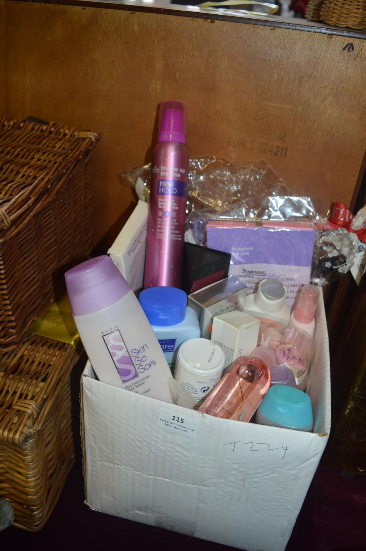 Box of Ladies Toiletries