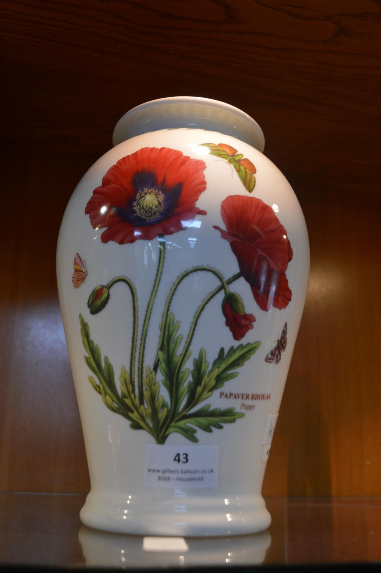 Large Portmeirion Poppy Vase