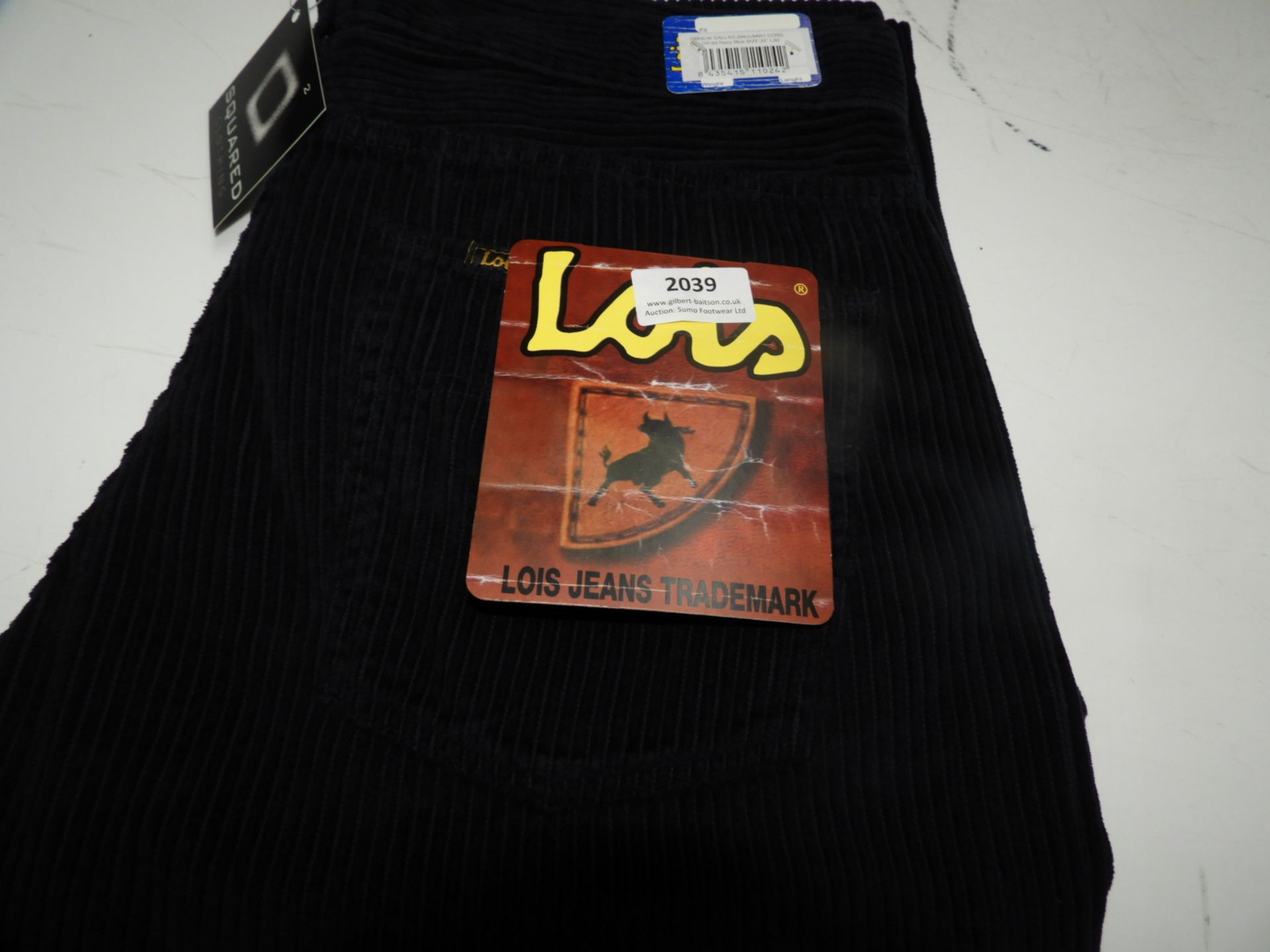 *Lois Dallas Jumbo Cords (Navy Blue) Size: 32/30