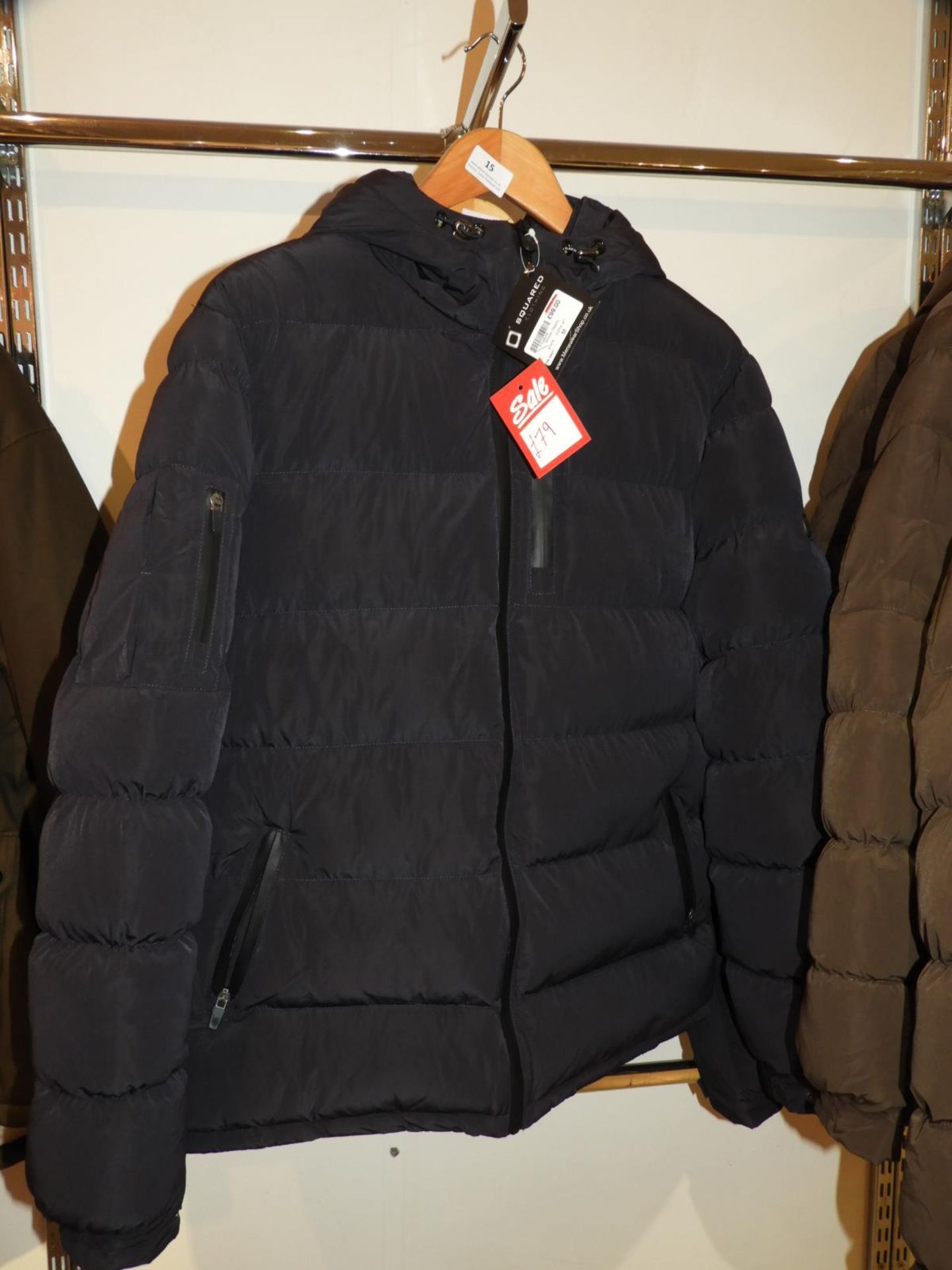 *Nicholas Deakins State Puffer Jacket (Dark Navy)