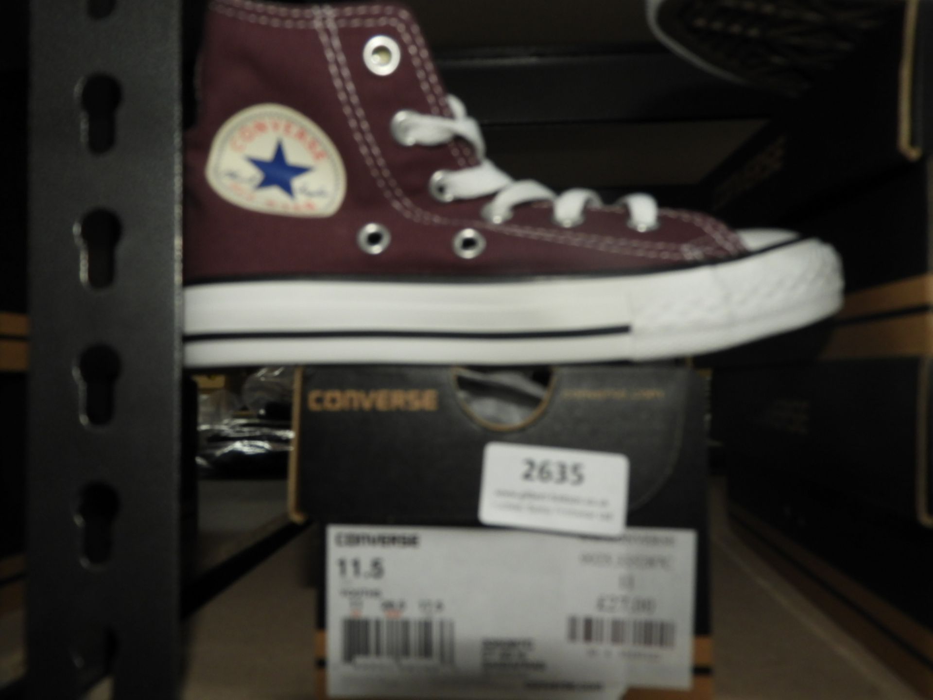 Pair of Converse Shoes (as per photograph) Size: 2