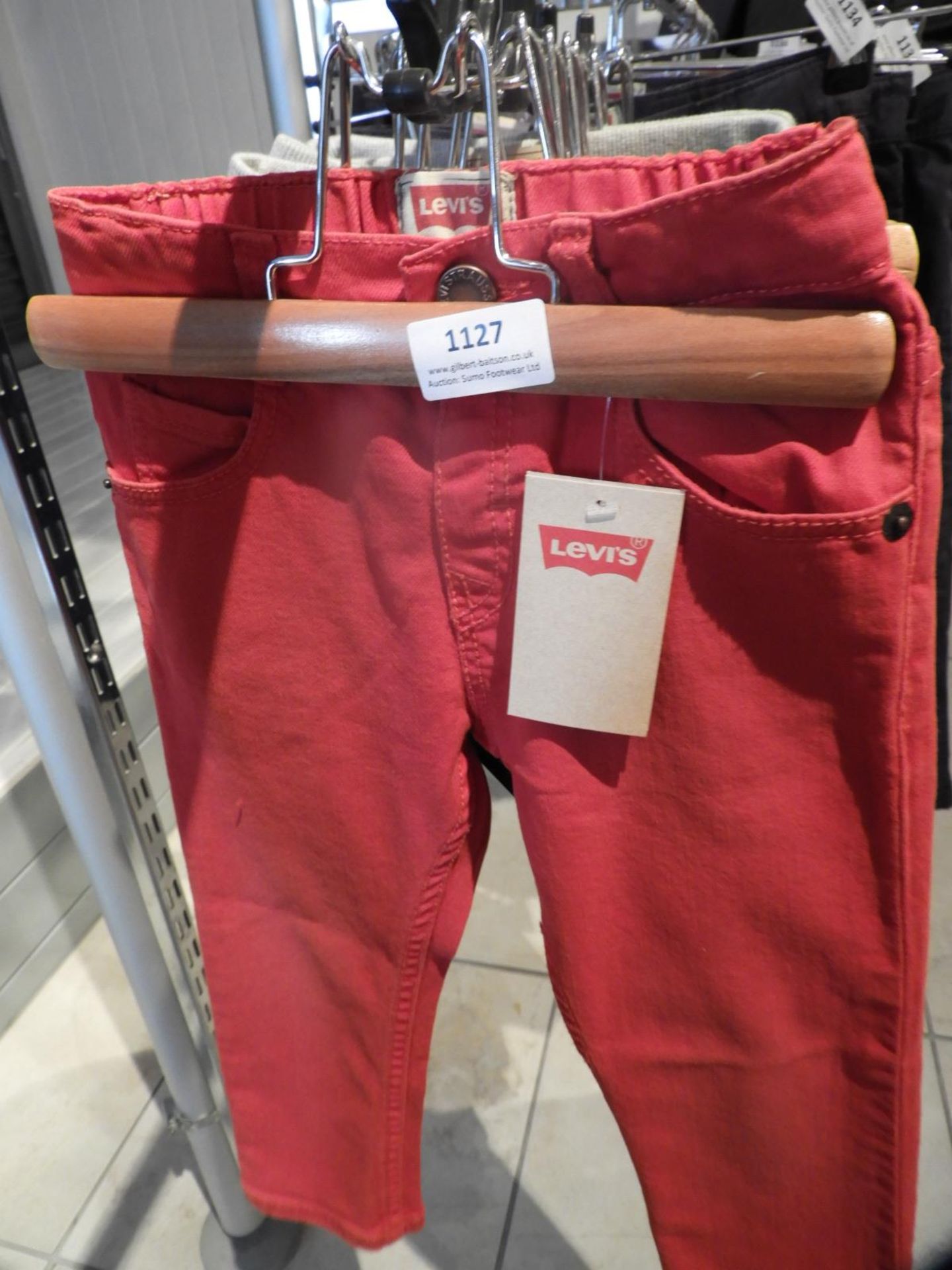 Levi Children's Jeans (Red) Size: 36 Months