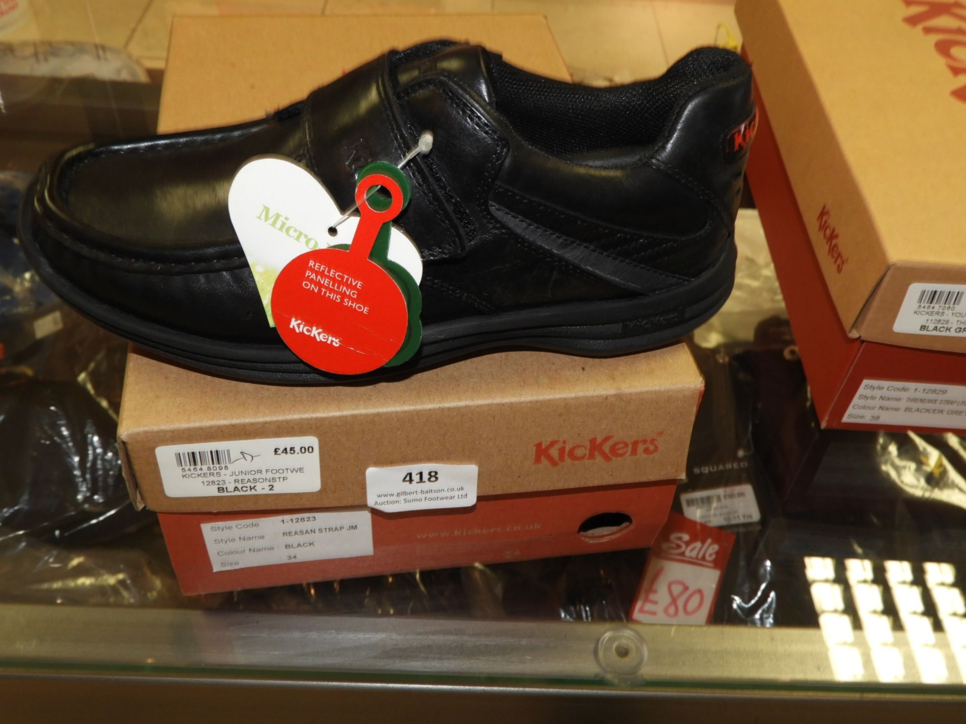 Pair of Childrens Kickers (Black) Size: 34