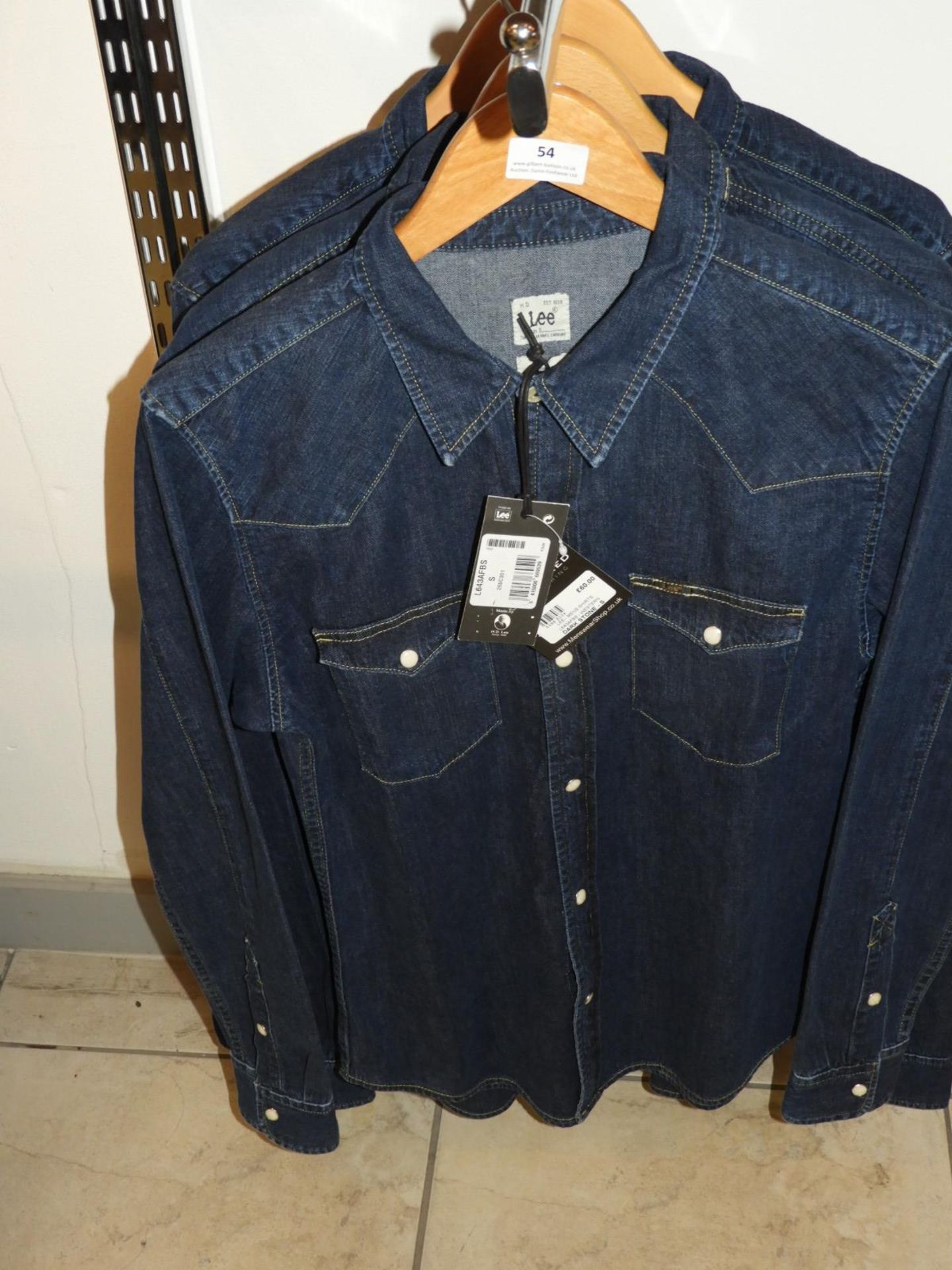 *Lee Gents Denim Shirt Size: Small