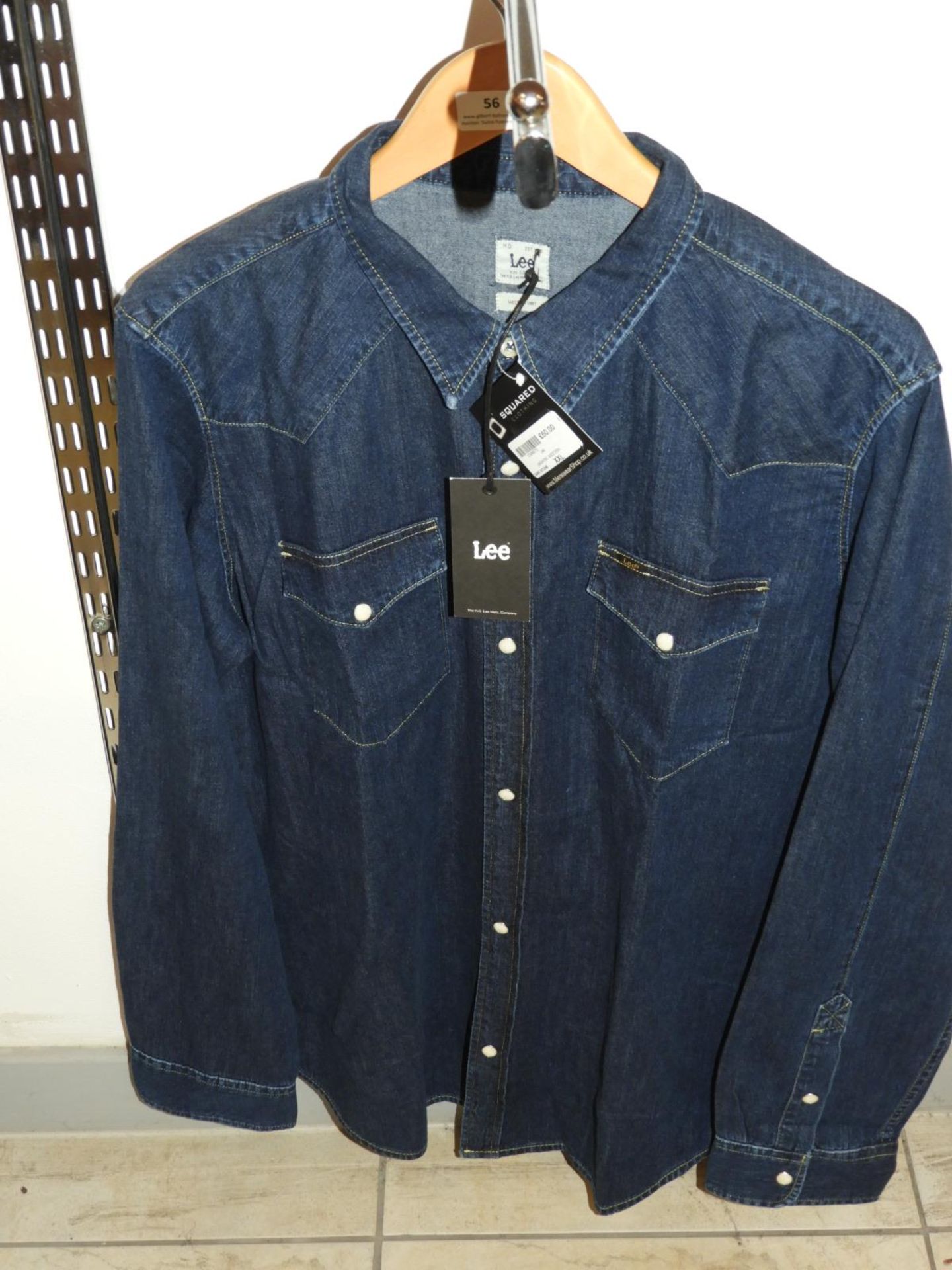 *Lee Gents Denim Shirt Size: XXL