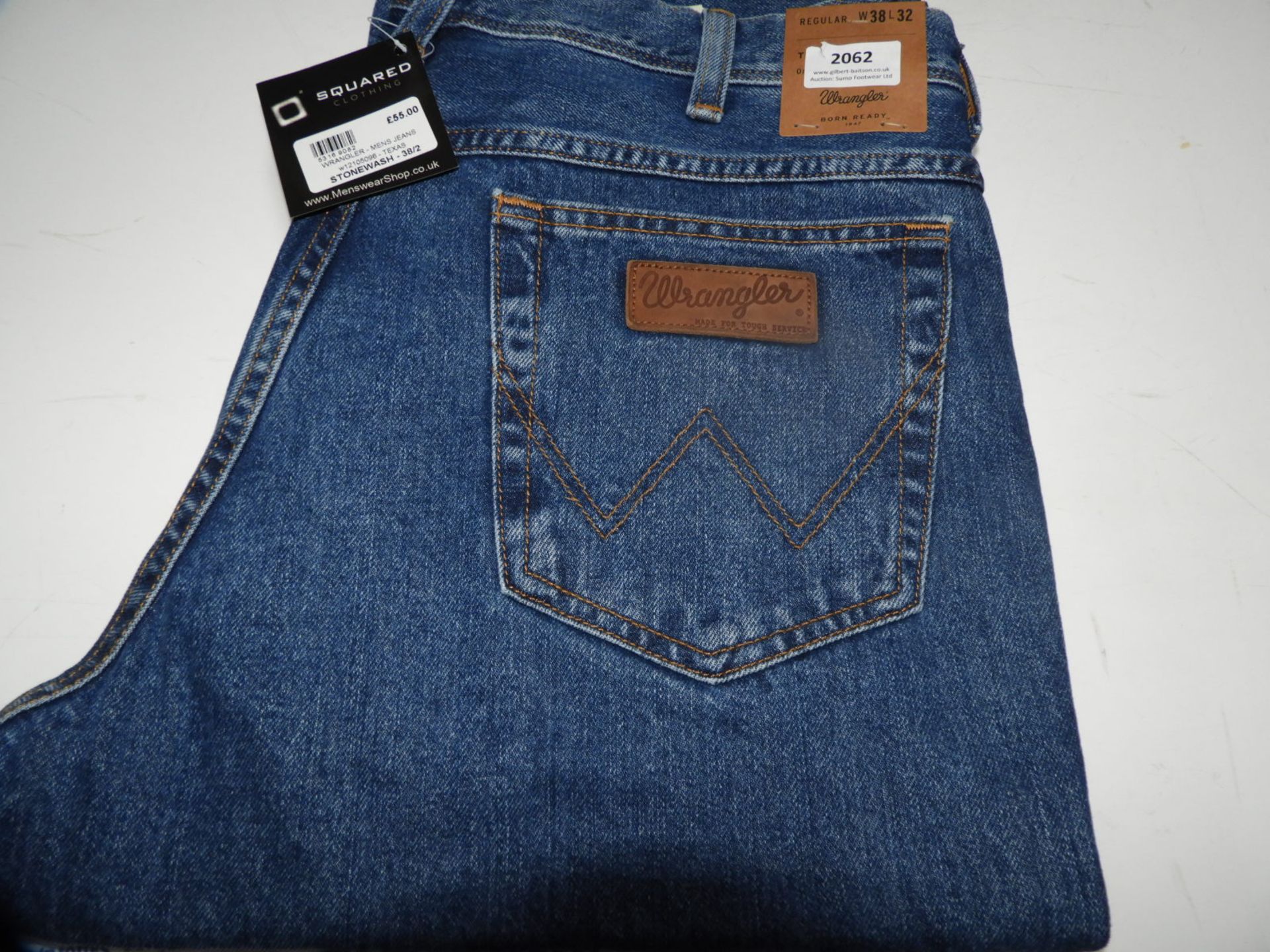 *Wrangler Texas Original Straight Denim Jeans Size