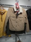 *Levi Corduroy Type 3 Sherpa Jacket Size: Small