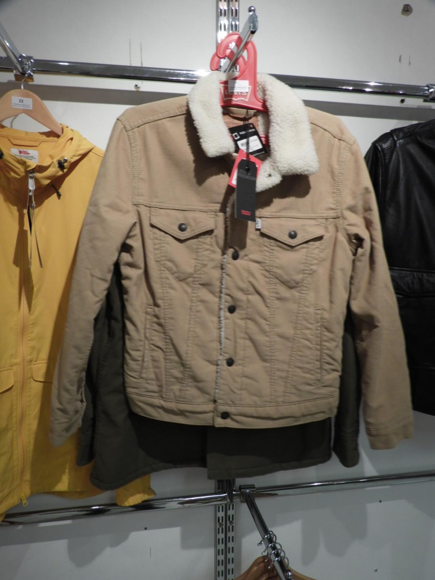 *Levi Corduroy Type 3 Sherpa Jacket Size: Small