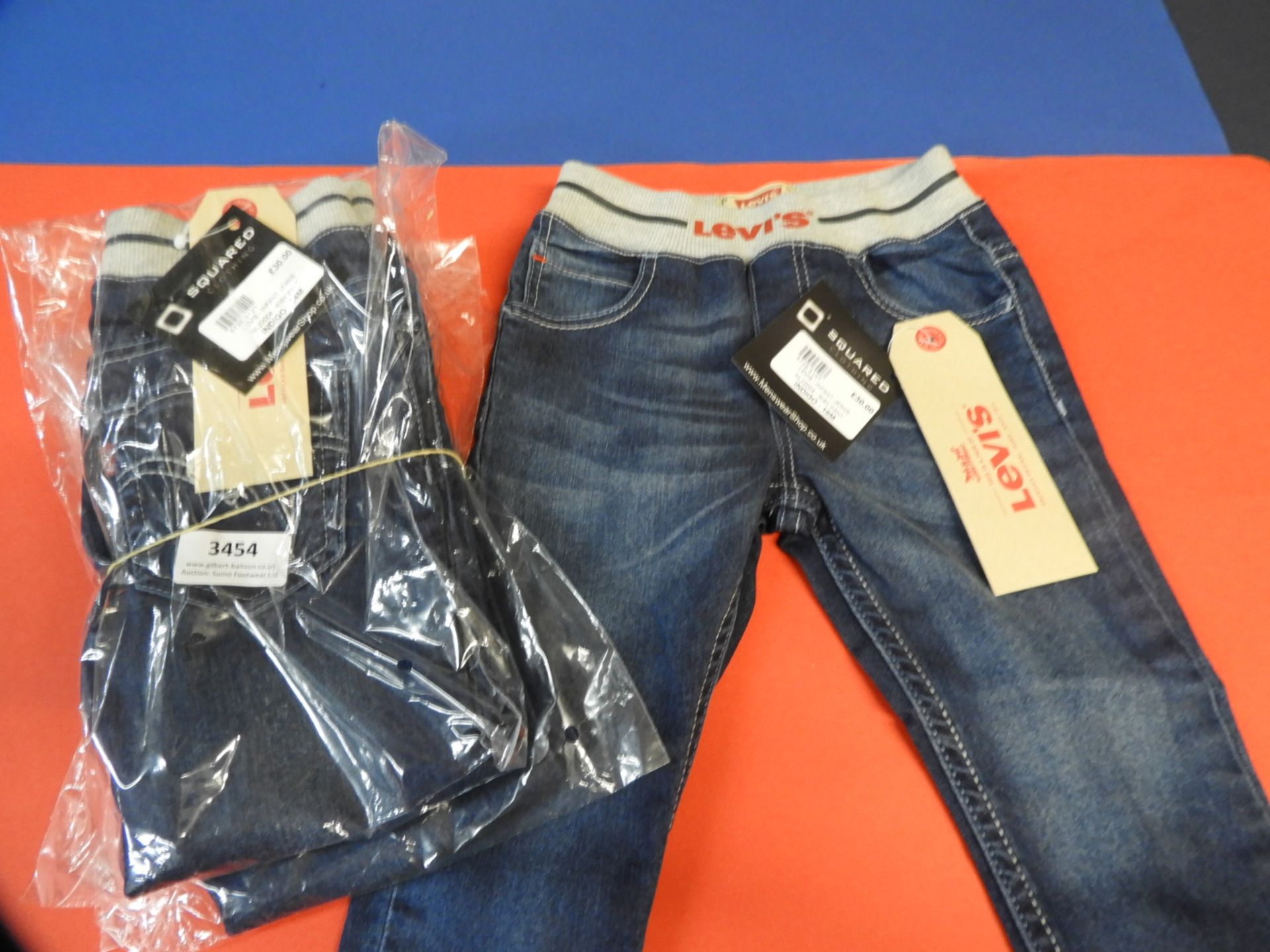 Three Pairs of Levi's Toddler Jeans Sizes: 2x 18 M