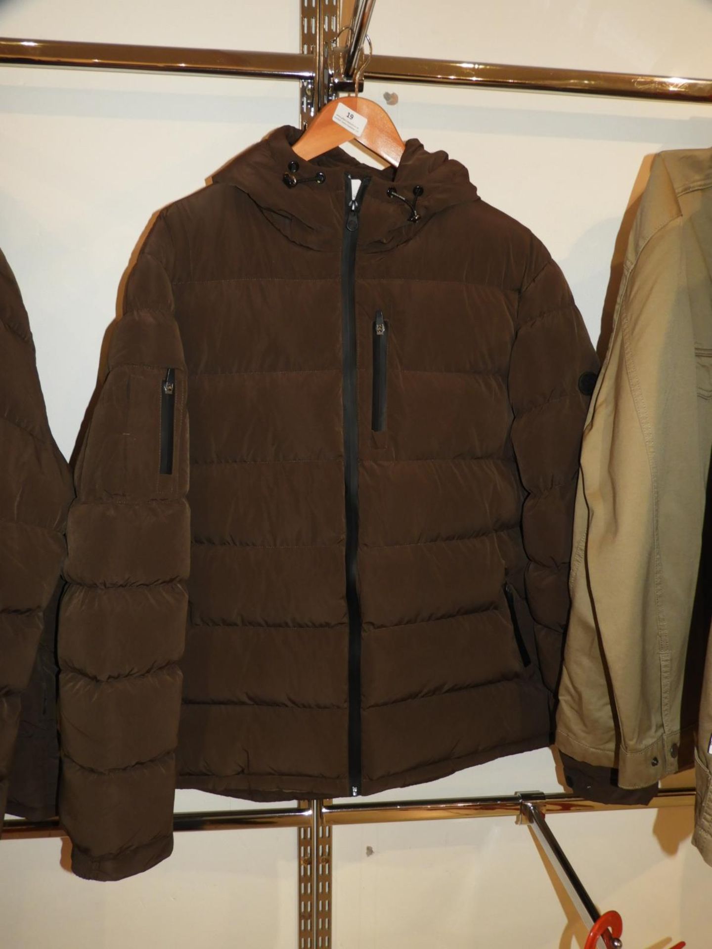 *Nicholas Deakins State Puffer Jacket (Khaki) Size