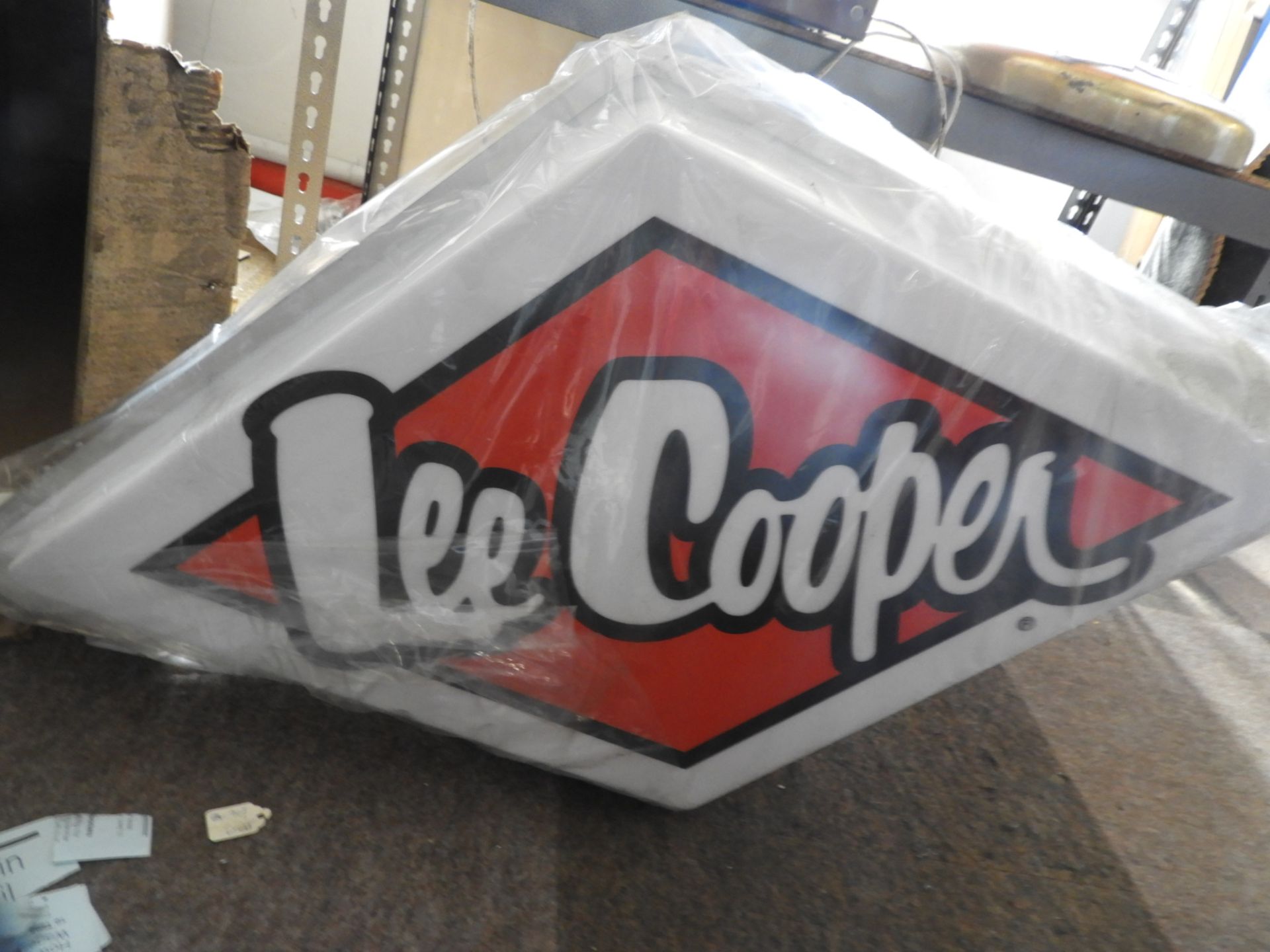 *Illuminated External Lee Cooper Sign