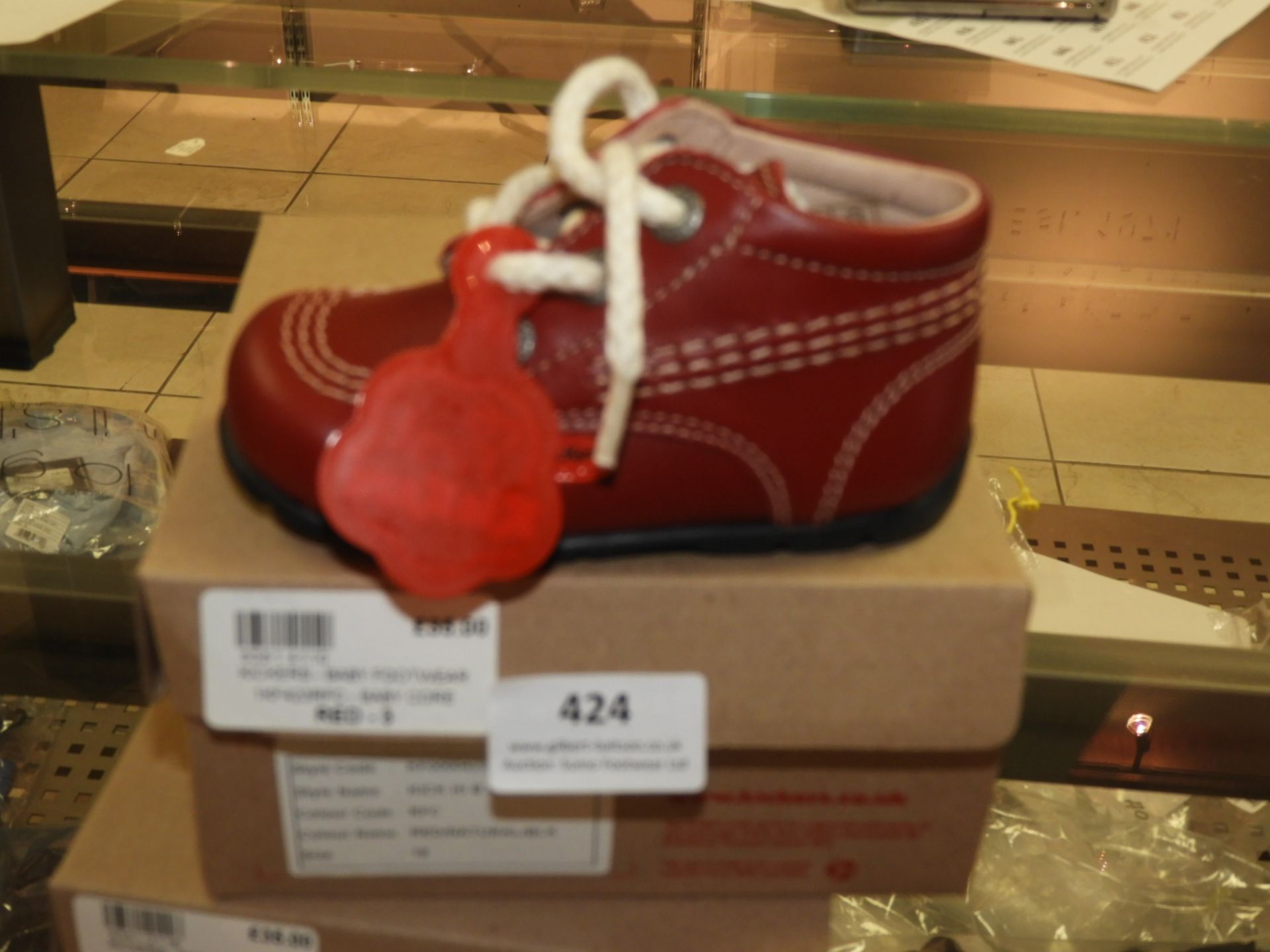 Pair of Childrens Kickers (Red) Size: 3