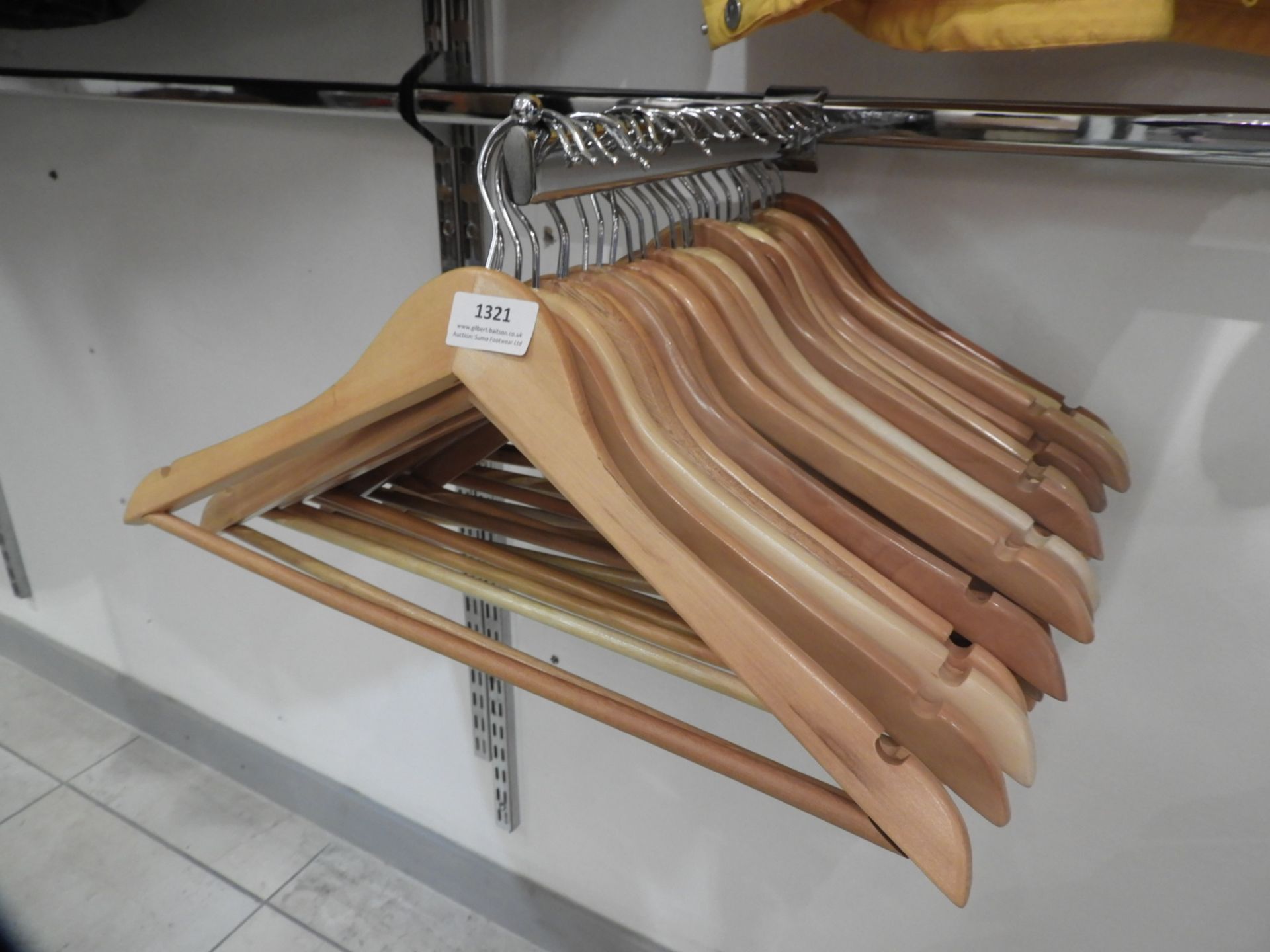 *Twenty Six Wood Coat Hangers