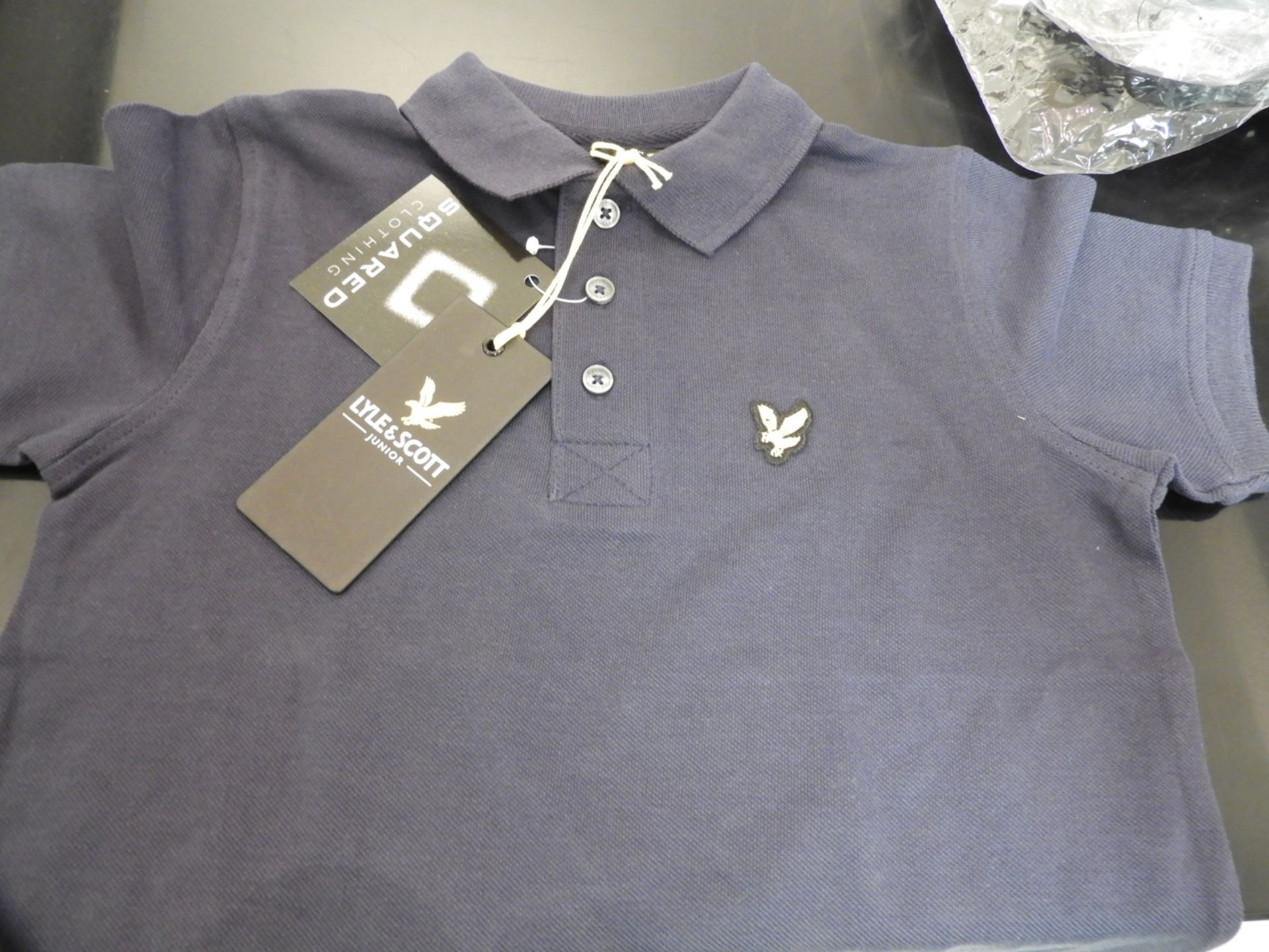 Lyle & Scott Junior Polo Shirt (Navy Blue) Size: 4