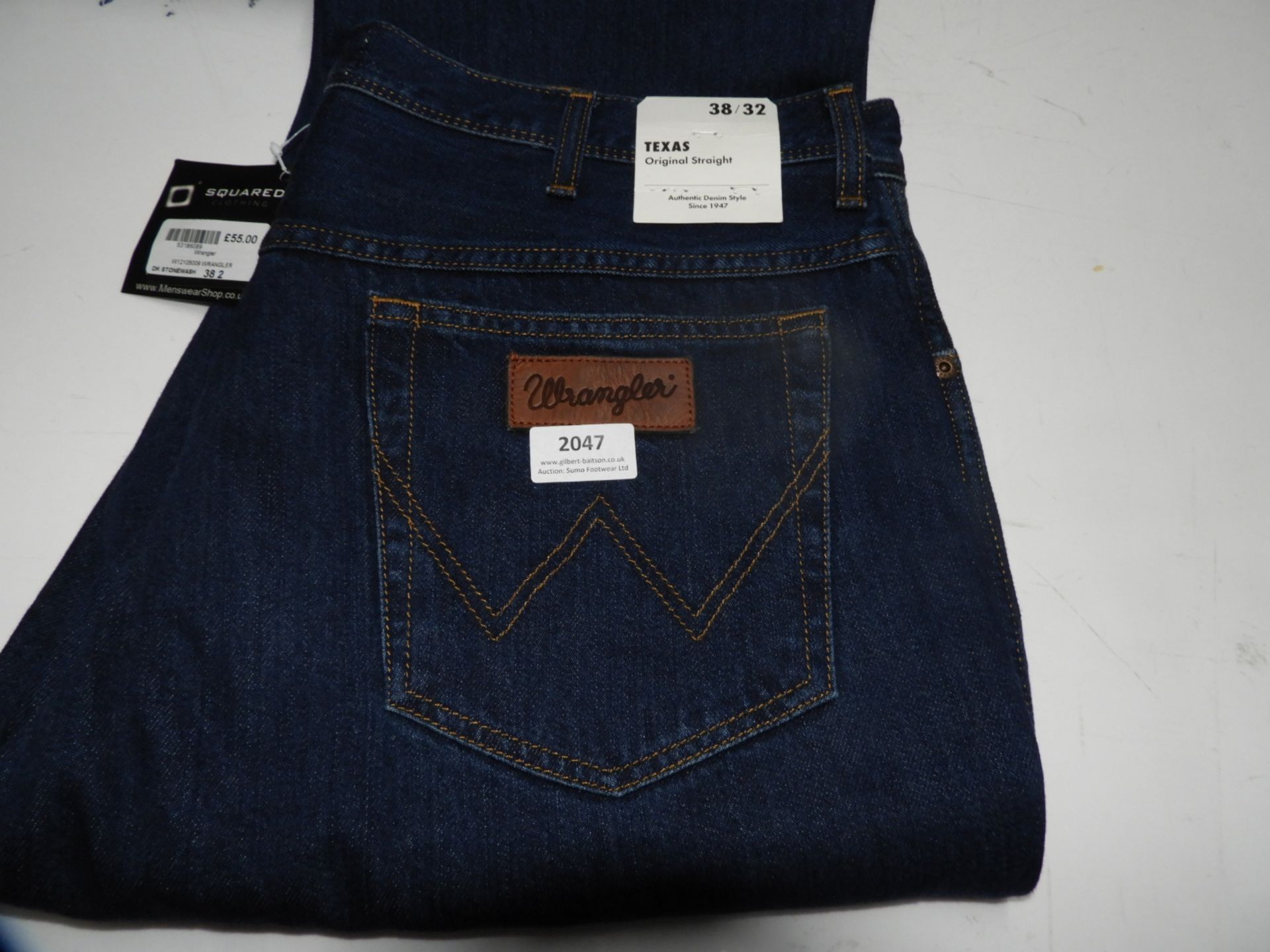 *Wrangler Texas Original Straight Denim Jeans Size