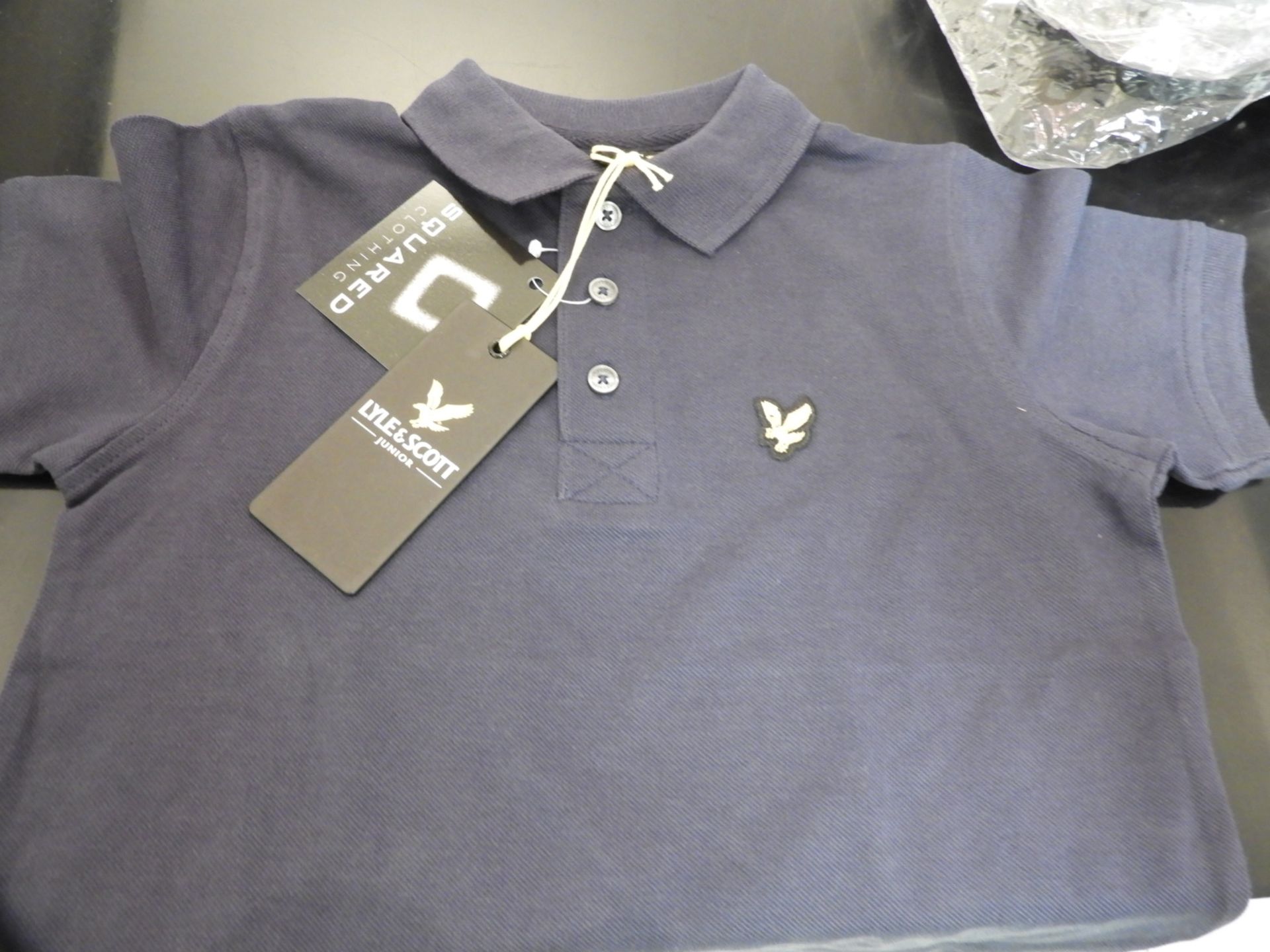 Lyle & Scott Junior Polo Shirt (Navy Blue) Size: 1