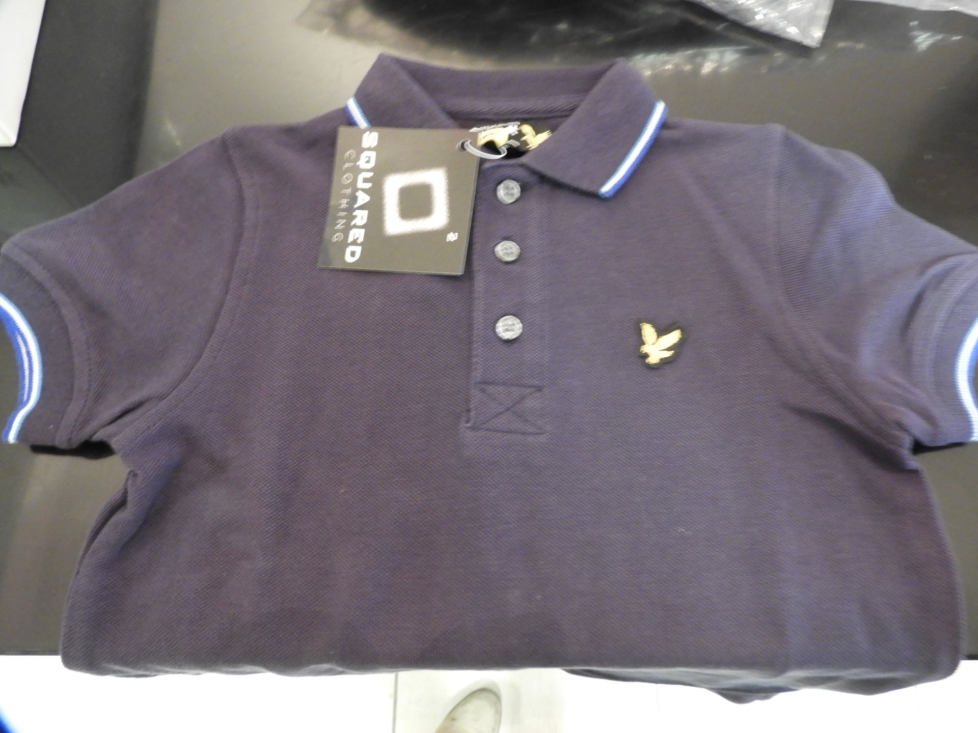 Lyle & Scott Junior Polo Shirt (Navy Blue) Size: 3