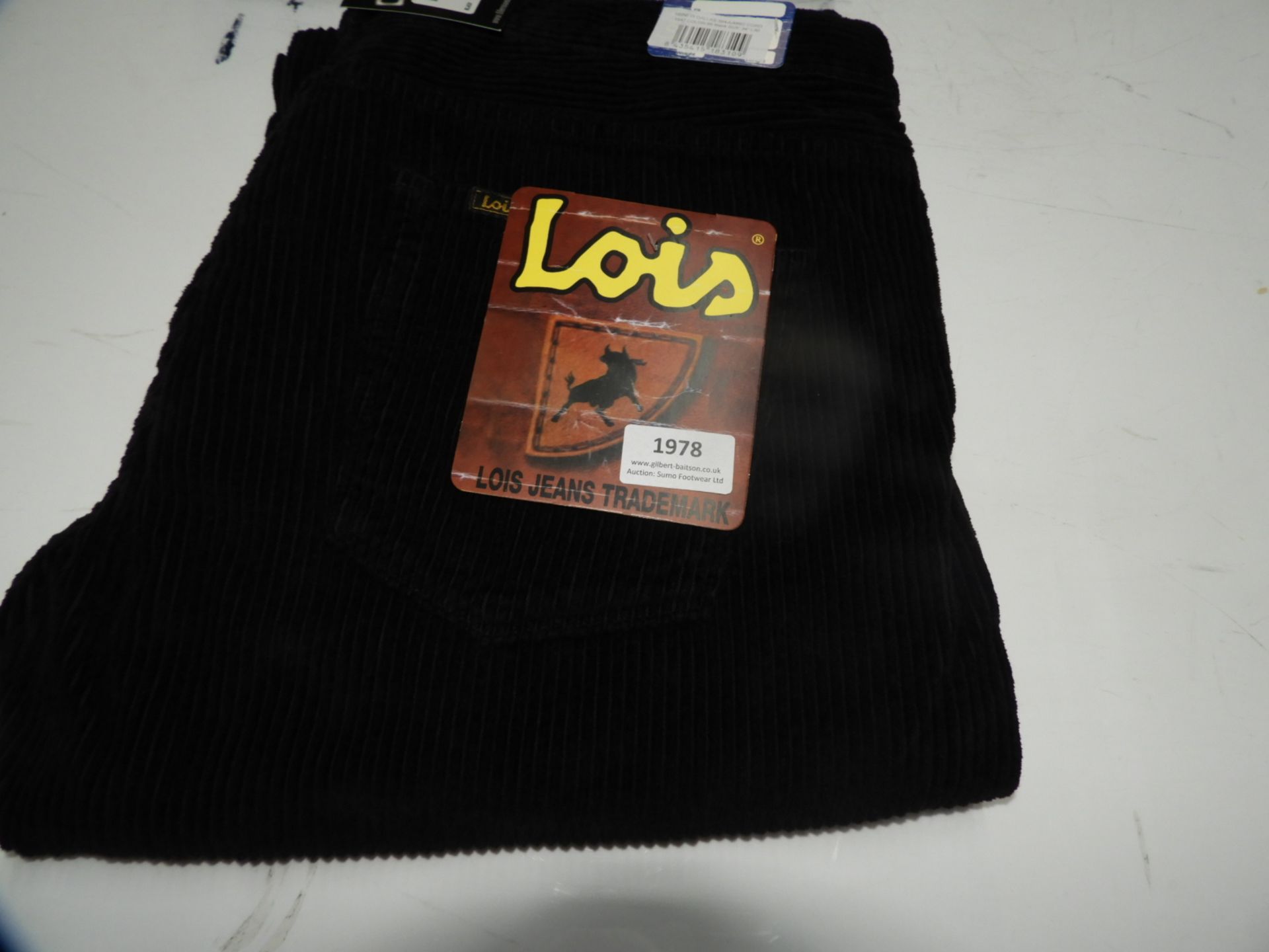 *Lois Dallas Jumbo Cord (Black) Size: 34/30