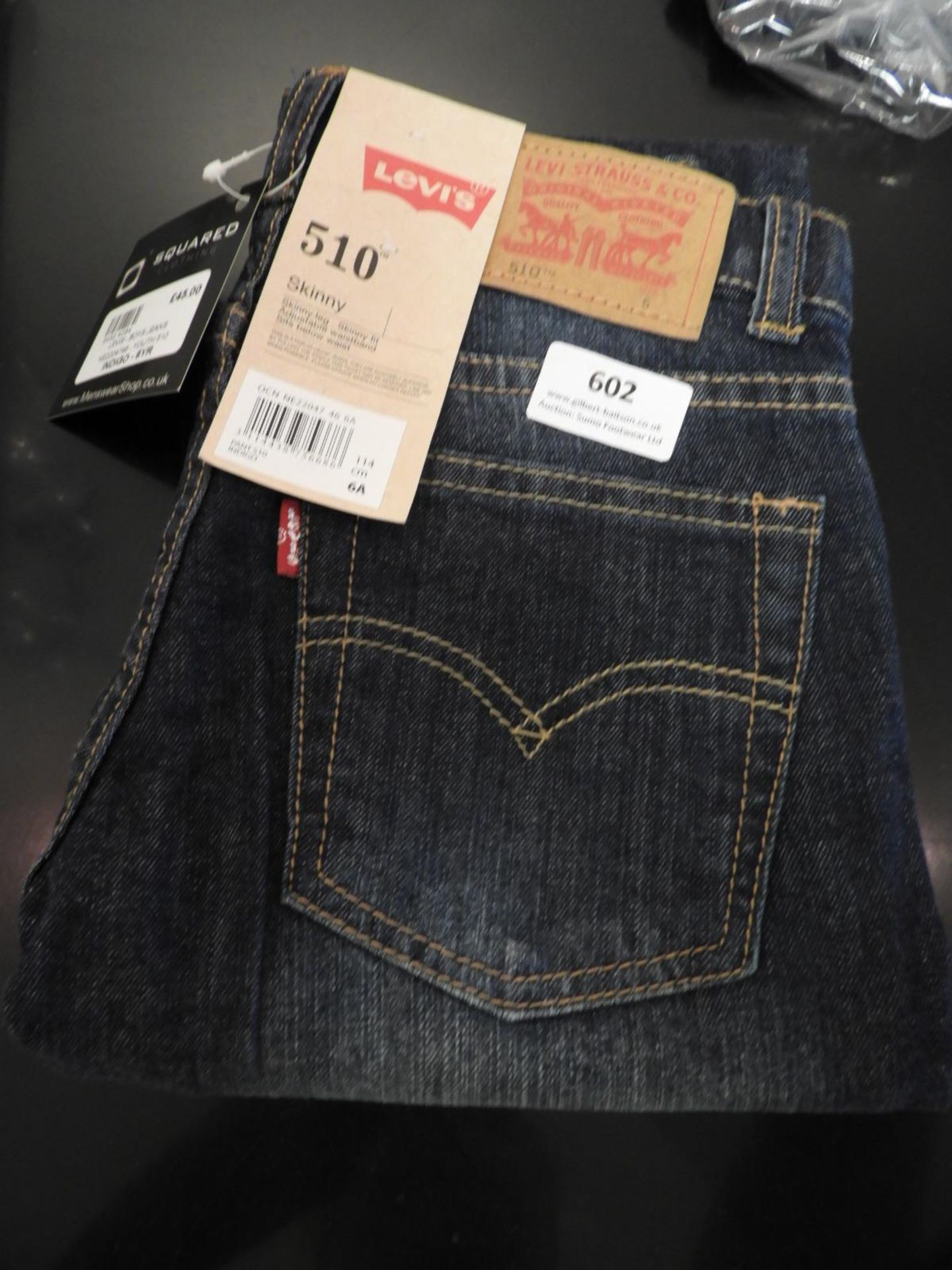 Levi 510 Boys Jeans Size: 6 Years