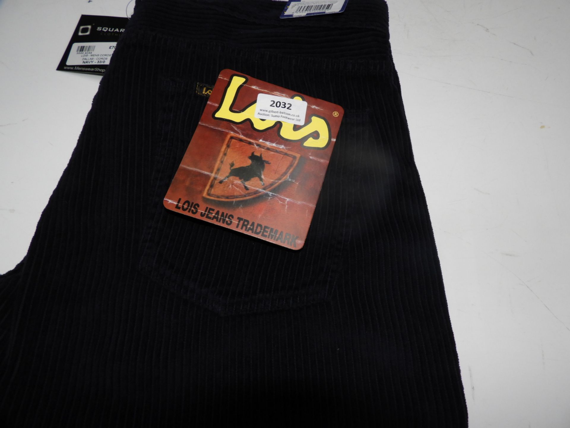 *Lois Dallas Jumbo Cords (Navy Blue) Size: 33/30