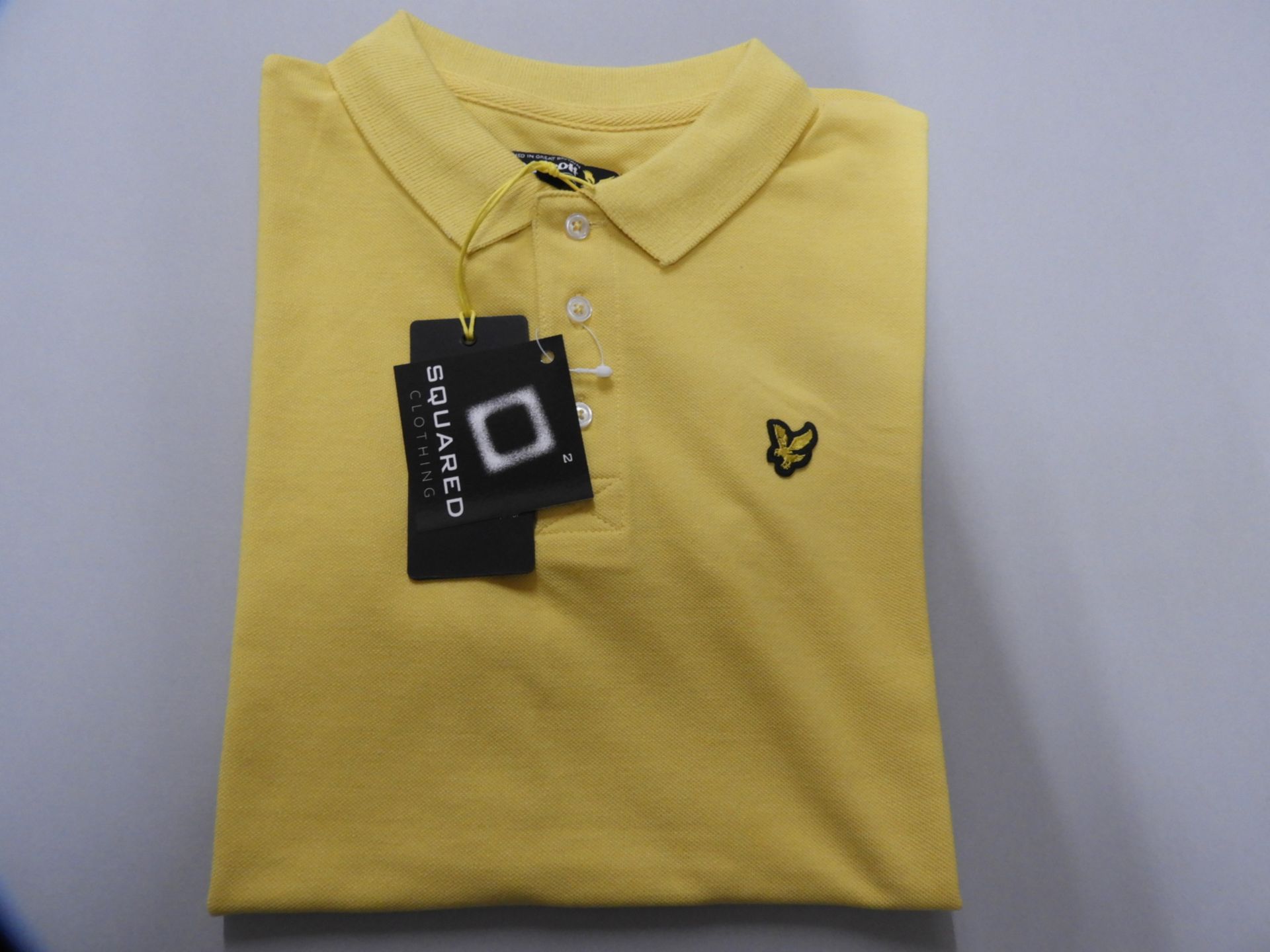 Lyle & Scott Junior Polo Shirt (Yellow) Size: 12-1