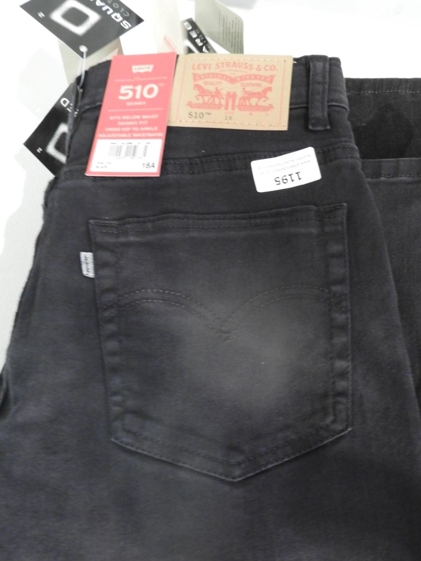 Levi 510 Children's Jeans (Black) Size: 16 Years